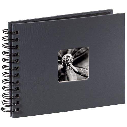 Hama spol s r.o. Hama album klasické spirálové FINE ART 24x17 cm, 50 stran, šedé