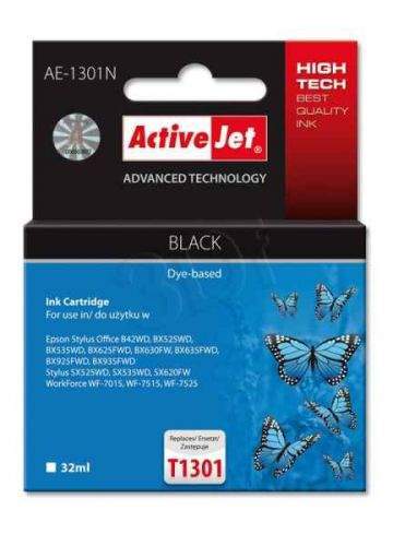 Active Jet ActiveJet ink cartr. Eps T1301 Black 100% NEW - 32 ml AE-1301N