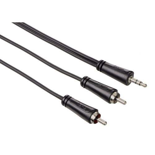 Hama spol s r.o. Hama audio kabel jack - 2 cinch, 1*, 5 m