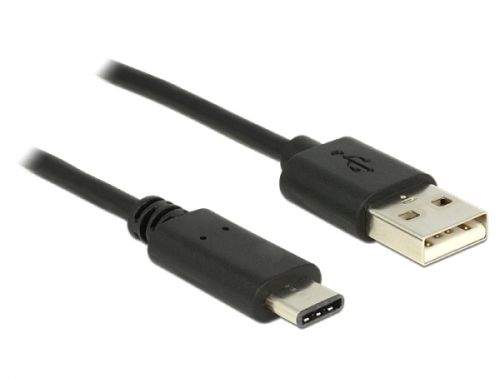 DELOCK 83600 Delock Cable USB Type-C 2.0 male > USB 2.0 type-A male 1 m black