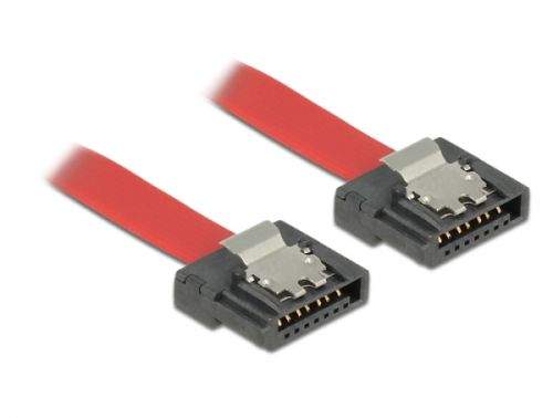 DELOCK 83833 Delock Cable SATA FLEXI 6 Gb/s 20 cm red metal