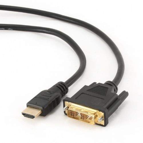 GEMBIRD Kabel CABLEXPERT HDMI-DVI 0,5m, 1.3, M/M stíněný, zlacené kontakty