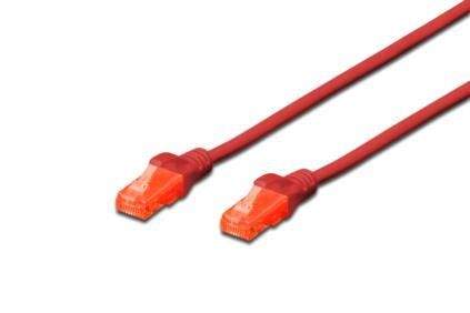 DIGITUS DK-1612-020/R Patch kabel Digitus UTP, CAT 6,červený, 2,0m, 15 LGW
