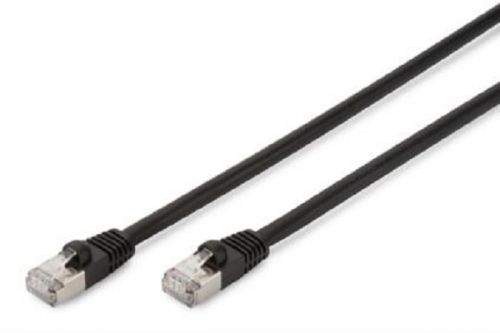 Digitus CAT 6 S-FTP outdoor patch cable, Cu, PE, AWG 27/7, length 2 m, black sheath color