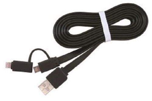 GEMBIRD Kabel CABLEXPERT USB COMBO, MicroUSB + Lightning, 1m, černý