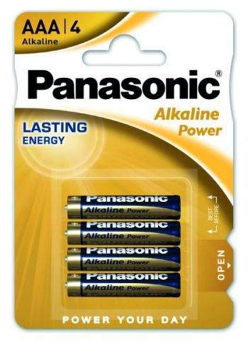 Ansmann Panasonic LR03 Alkaline Power (alkalická; AAA; 1,5V; BL4) 4ks - Blister