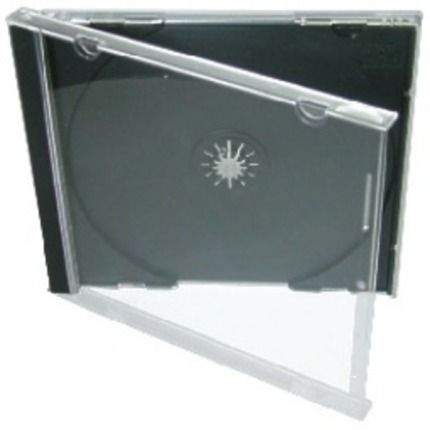 NONAME COVER IT Krabička na 1 CD 10mm jewel box + tray 10ks/bal