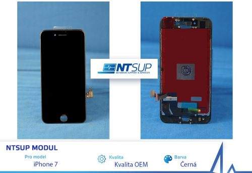 NTSUP LCD modul iPhone 7 černý kvalita B