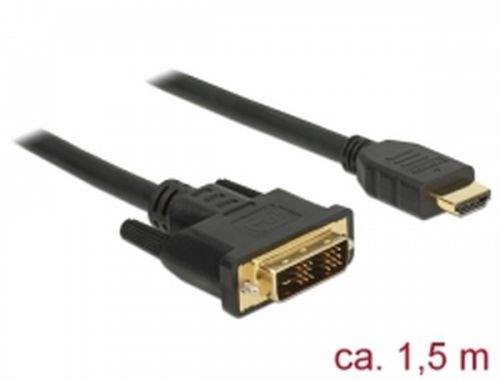 DELOCK 85583 Delock Kabel DVI 18+1 samec > HDMI-A samec 1,5 m černý