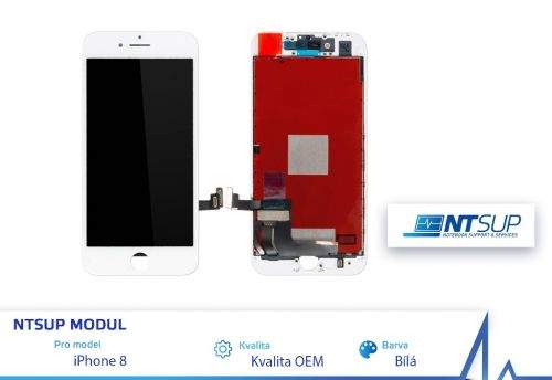 NTSUP LCD modul iPhone 8 bílý kvalita B