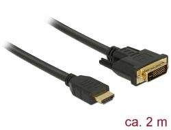DELOCK 85654 Delock HDMI to DVI 24+1 cable bidirectional 2 m