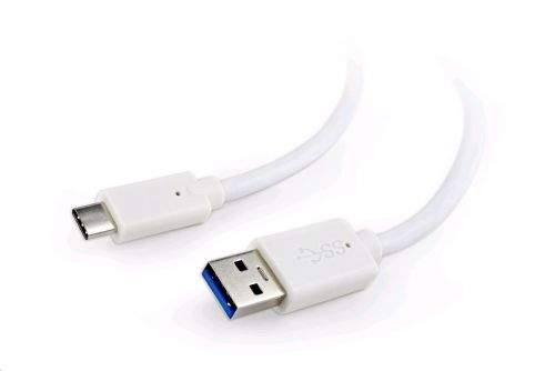 GEMBIRD Kabel CABLEXPERT USB 3.0 AM na Type-C kabel (AM/CM), 1,8m, bílý