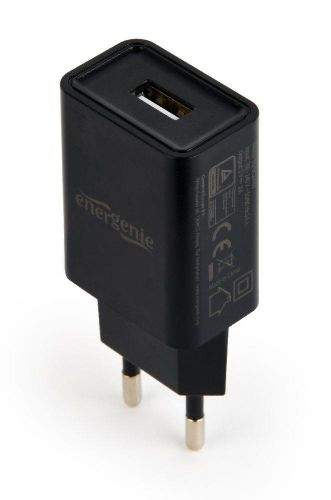 GEMBIRD USB nabíječka univerzální, černá (5V/2100mA)