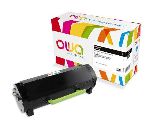 OWA Armor toner pro LEXMARK MS 317, 417, 517, 617, MX 317, 417, 517, 617, 2500 Stran, 51B2000 černá/black