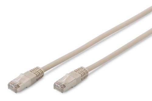 Digitus Propojovací kabel CAT 5e F-UTP, Cu, PVC AWG 26/7, délka 5 m, barva šedá