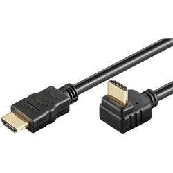 PremiumCord Kabel HDMI+Ethernet, zlac., 270°, 5m