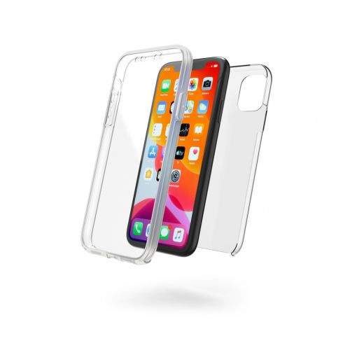 Hama spol s r.o. Hama 360 ° ochranný kryt pro Apple iPhone 11, 2-dílný, průhledný