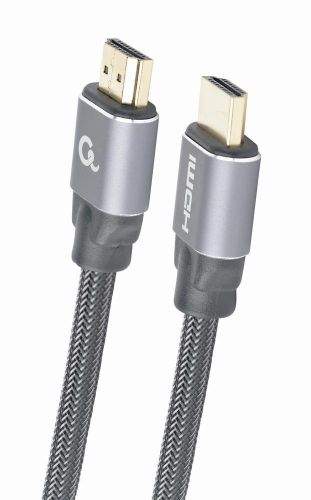 GEMBIRD Kabel CABLEXPERT HDMI 2.0, 2m, opletený, černý, blister
