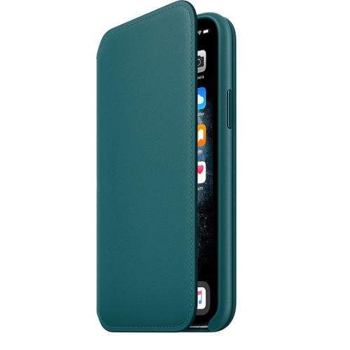 APPLE iPhone 11 Pro Leather Folio - Peacock