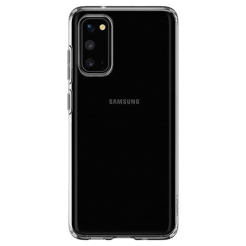 Ochranný kryt Spigen Liquid Crystal pro Samsung Galaxy S20 transparentní