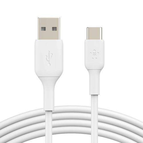 BELKIN kabel USB-C - USB-A, 1m, bílý