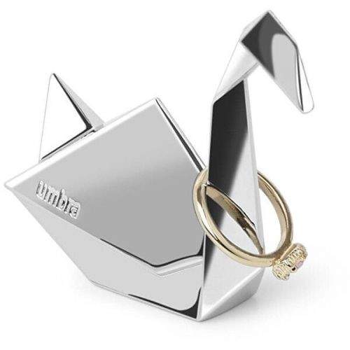 Umbra šperkovnice ve tvaru labutě Origami Animal lesklá stříbrná