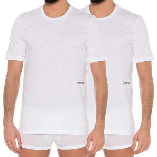Calvin Klein 2 PACK - pánské triko White NM1686A-100 (Velikost M)