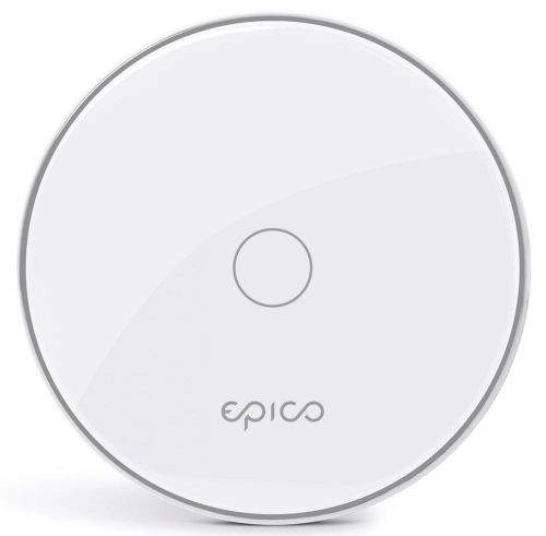 EPICO bezdrátová nabíječka 10W/ 7.5W/ 5W, bílo - stříbrná 9915152100001