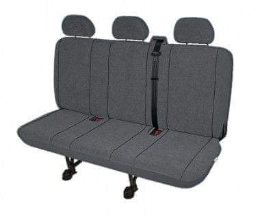 KEGEL Potahy na sedadla pro dodávkové vozy VAN DELIVERY Elegance DV 3 (trojsedačka), barva šedá