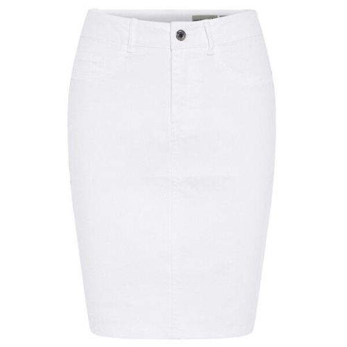 Vero Moda Dámská sukně VMHOT NINE 10193076 Bright White (Velikost XS)
