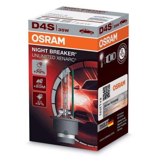 Osram Xenonová výbojka D4S, Xenarc Night Breaker Laser, 35W, P32d-5