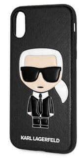 Karl Lagerfeld Ikonik TPU Case Black pro iPhone X / XS KLHCPXIKPUBK