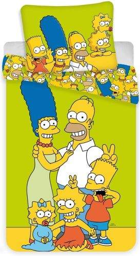 Jerry Fabrics Povlečení The Simpsons Family "Green"