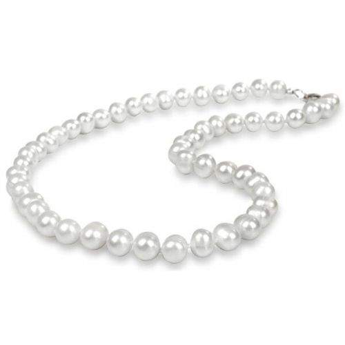JwL Luxury Pearls Náhrdelník s pravými bílými perlami JL0264 stříbro 925/1000