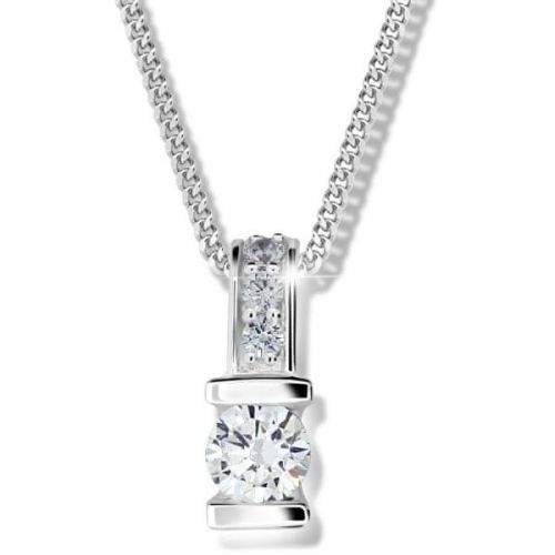 Modesi Stříbrný náhrdelník pro ženy M41094 (řetízek, přívěsek) stříbro 925/1000