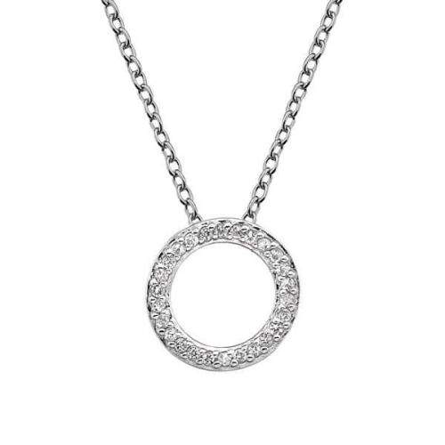 Hot Diamonds Stříbrný náhrdelník Hot Diamonds Love DP661 (řetízek, přívěsek) stříbro 925/1000