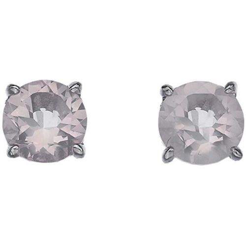 Hot Diamonds Stříbrné náušnice Hot Diamonds Anais růžový křemen AE010