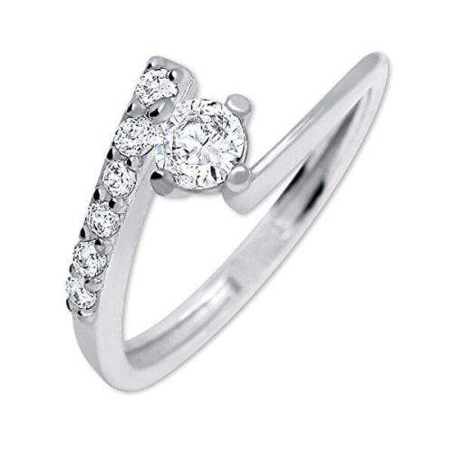 Brilio Silver Pěkný zásnubní prsten 426 001 00435 04 (Obvod 52 mm) stříbro 925/1000