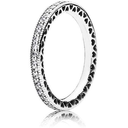 Pandora Zamilovaný prsten s krystaly 190963CZ (Obvod 54 mm) stříbro 925/1000