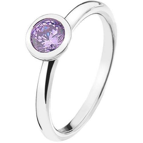 Hot Diamonds Stříbrný prsten Emozioni Scintilla Lavender Calmness ER020 (Obvod 51 mm) stříbro 925/1000