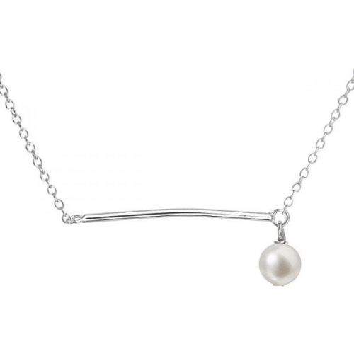 Evolution Group Stříbrný náhrdelník s pravou perlou Pavona 22022.1 stříbro 925/1000