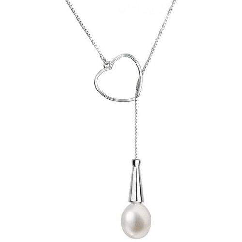 Evolution Group Stříbrný náhrdelník s pravou perlou Pavona 22026.1 stříbro 925/1000