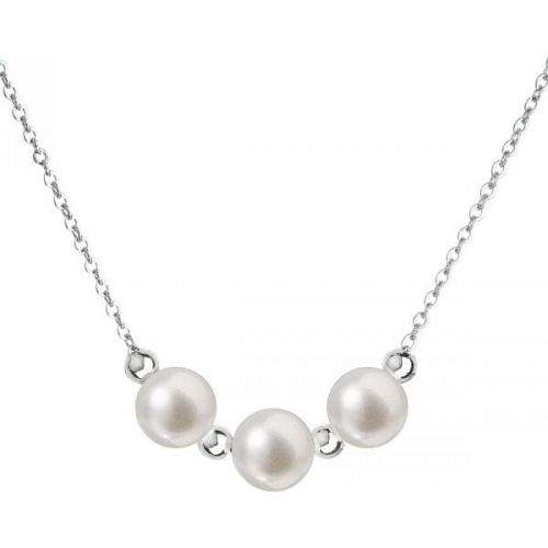 Evolution Group Stříbrný náhrdelník s pravými perlami Pavona 22017.1 stříbro 925/1000