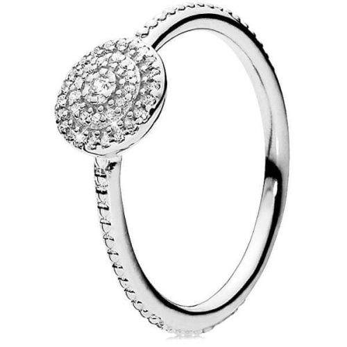 Pandora Stříbrný třpytivý prsten 190986CZ (Obvod 50 mm) stříbro 925/1000