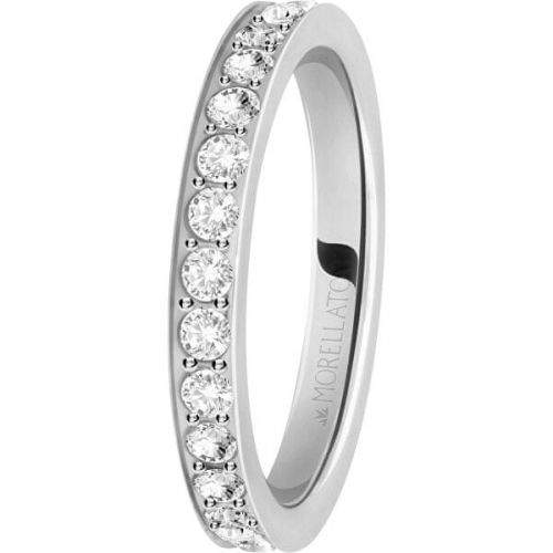 Morellato Ocelový prsten s krystaly Love Rings SNA41 (Obvod 52 mm)