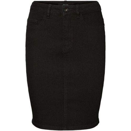 Vero Moda Dámská sukně VMHOT NINE 10193076 Black (Velikost XS)