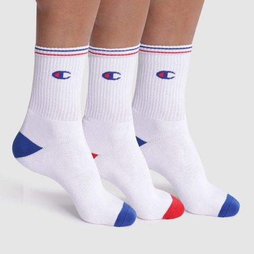 Champion sportovní ponožky Y0829 CREW SOCKS PERFORMANCE 3 páry vícebarevná 39 - 42