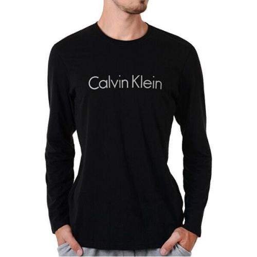 Calvin Klein Pánské triko Comfort Cotton L/S Crew Neck NM1345E-001 Black (Velikost XL)