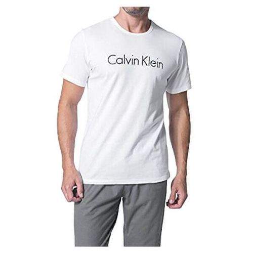 Calvin Klein Pánské triko Comfort Cotton S/S Crew Neck NM1129E-100 White (Velikost XL)
