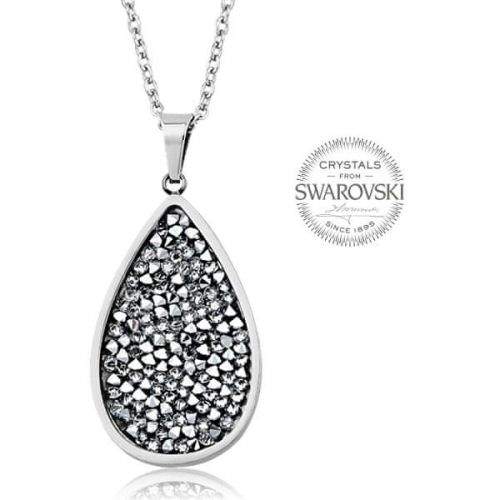 Levien Okouzlující náhrdelník s krystaly SS Rocks Pear 24 crystal